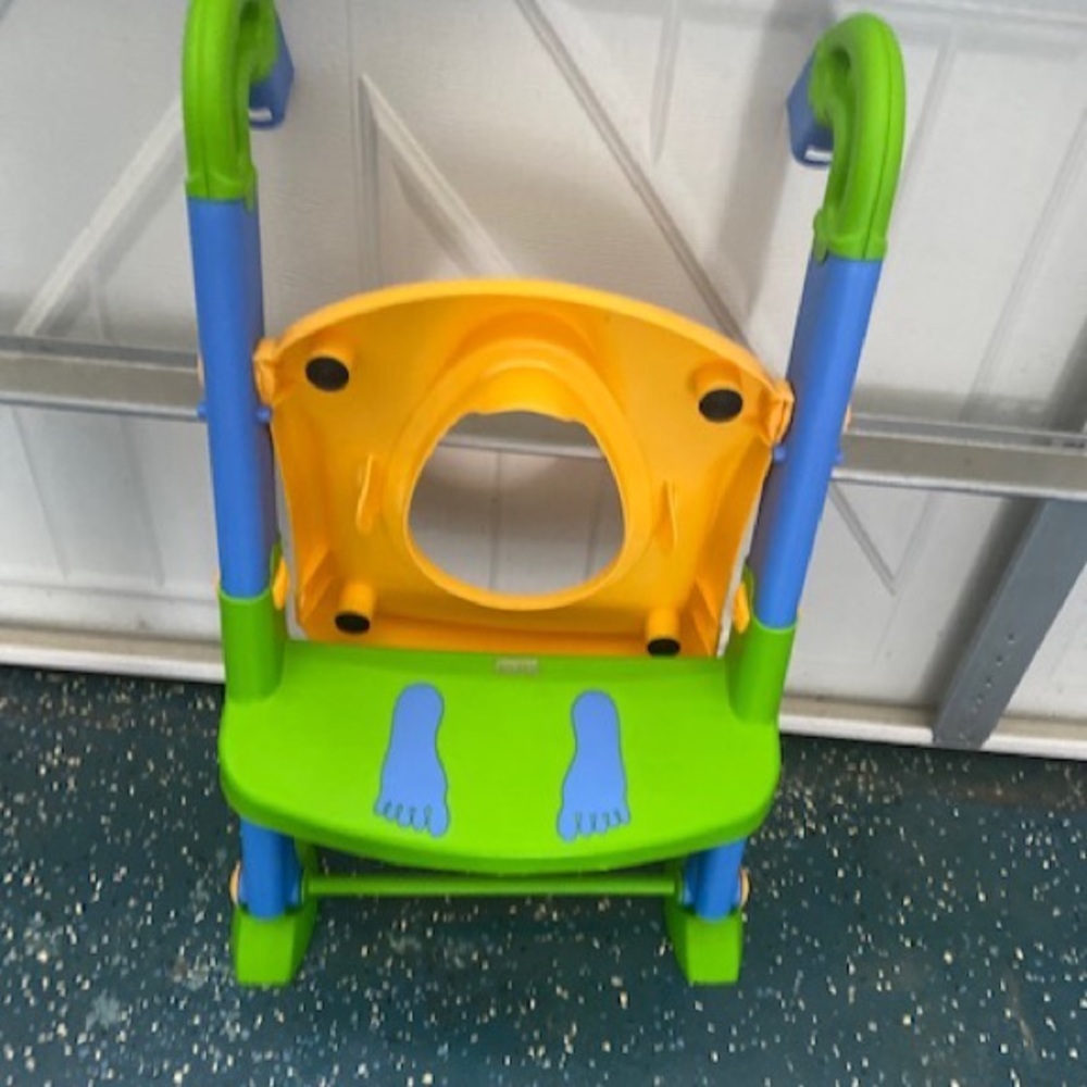 Toilet seat for toddlers and little kids.